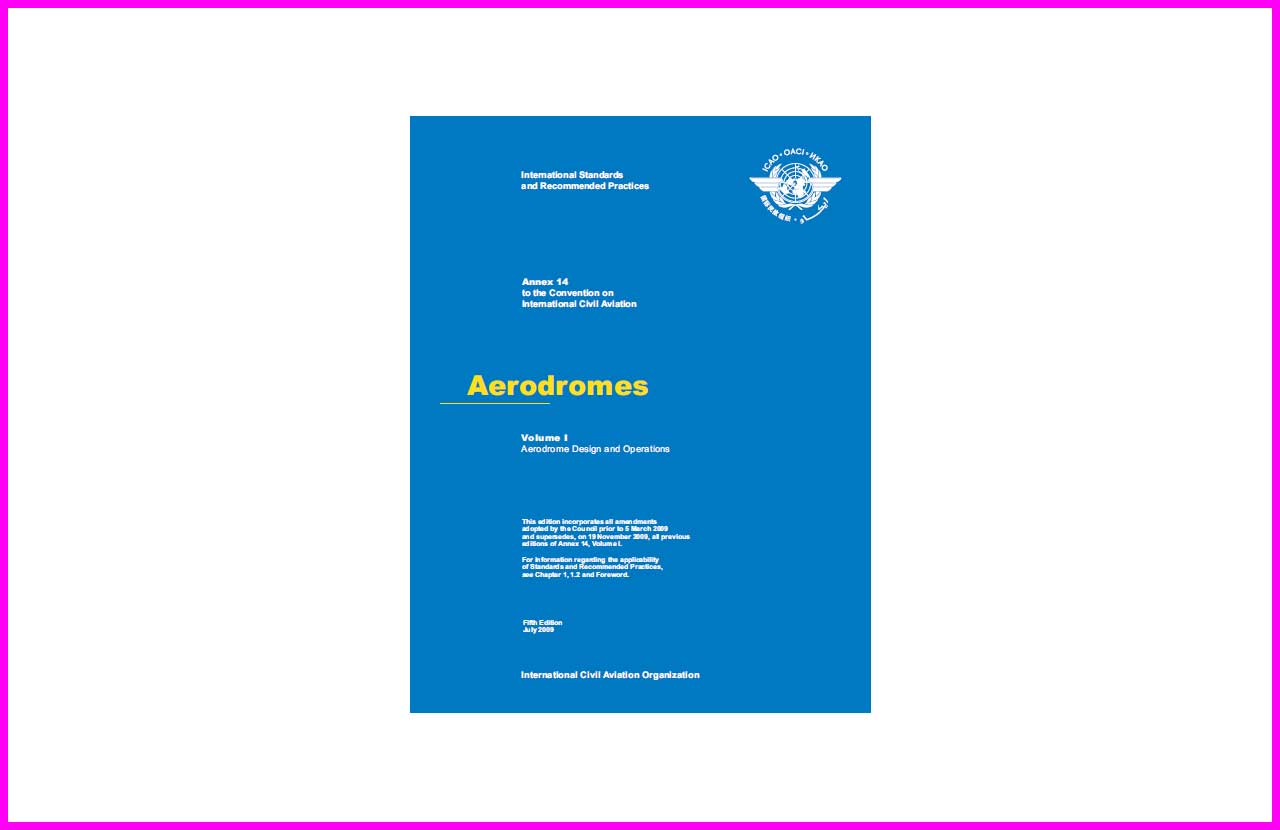 annex 14 vol I انکس 14 خلبانی aerodromes