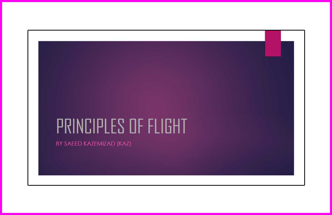 principles of flight kazemizad جزوه ایرودینامیک خلبانی کاپیتان سعید کاظمی زاد