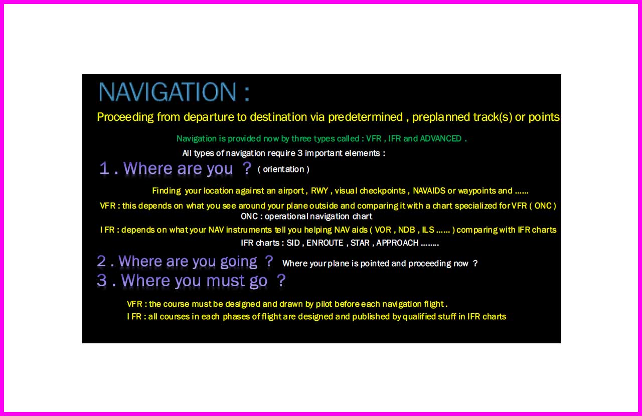 دانلود جزوه ناوبری خلبانی کاپیتان حسین فخری نژاد vfr navigation fakhrinejad